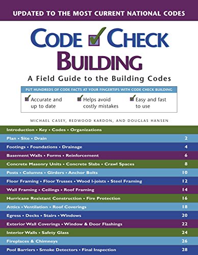 Code Check Building: A Field Guide to the Building Codes - Click to Buy