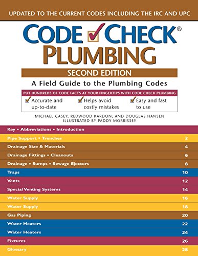 Code Check Plumbing Second Edition: A Field Guide to the Plumbing Codes
