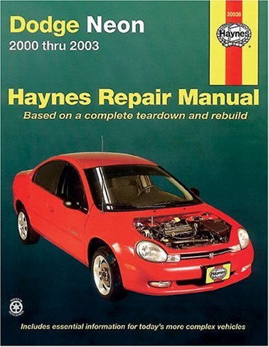 Haynes Dodge Neon 2000 Thru 2003 - Click to Buy