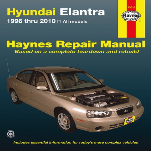 Hyundai Elantra: 1996 thru 2010 (Haynes Repair Manual) - Click to Buy