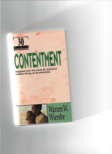 Contentment: A Thirty Day Devotional: Ecclesias Tes - Click to Buy