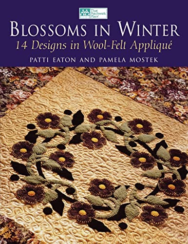 Blossoms in Winter: 14 Designs in Wool-Felt Applique - Click to Buy