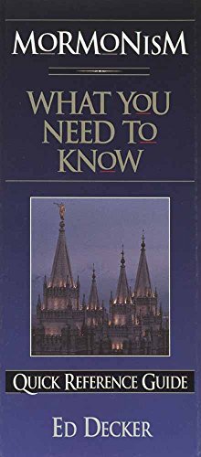 Mormonism: What You Need to Know (Quick Reference Guides) - Click to Buy