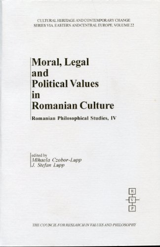 Moral, Legal and Political Values in Romanian Culture - Click to Buy