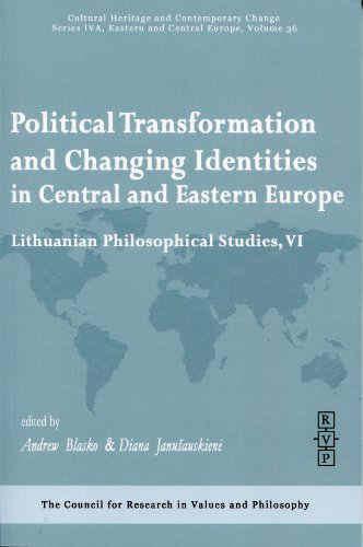 Political Transformation and Changing Identities in Central and Eastern Europe (Series IVA, Volume 36) - Click to Buy