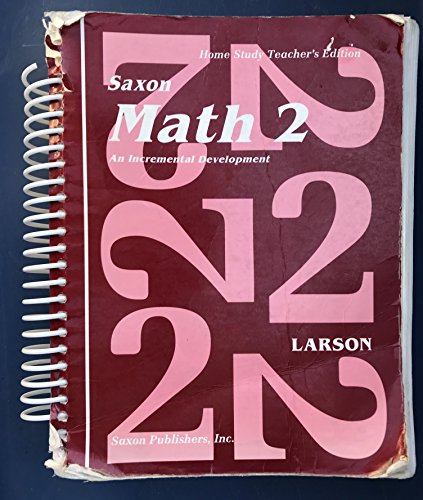 Math 2: An Incremental Development [Home School Teachers Edition] - Click to Buy