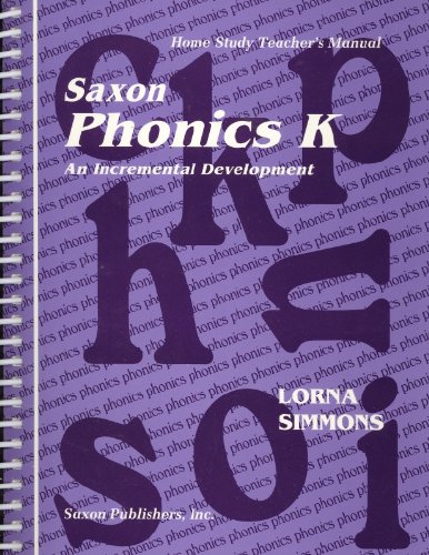 Phonics K: Home School Teachers Edition - Click to Buy