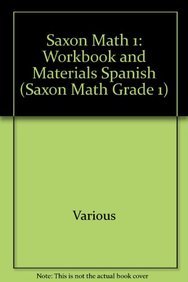 Saxon Math 1: Workbook and Materials Spanish - Click to Buy