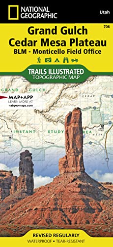 Grand Gulch, Cedar Mesa Plateau Map [Blm - Monticello Field Office]