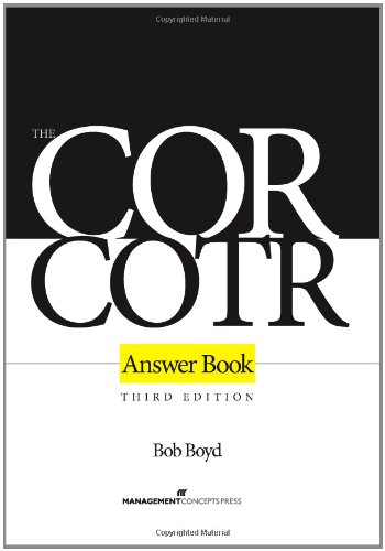 The COR/COTR Answer Book
