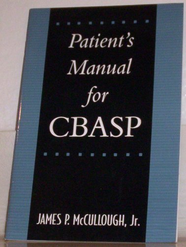 Patient's Manual for Cbasp - Click to Buy