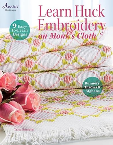Learn Huck Embroidery on Monk's Cloth - Click to Buy