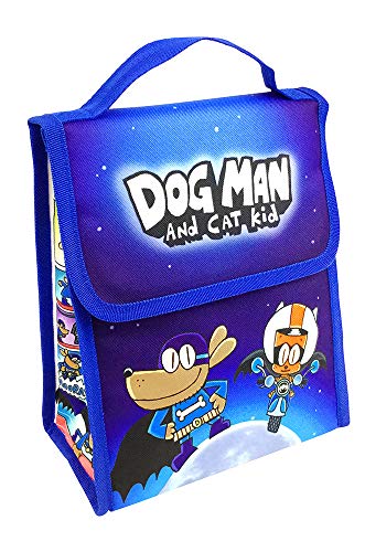 MerryMakers Dog Man and Cat Kid Insulated Lunch Bag, 10-Inch - Click to Buy