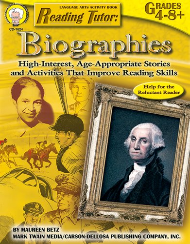 Reading Tutor: Biographies, Grade Level 4-6 - Click to Buy