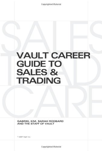 Vault Career Guide to Sales & Training