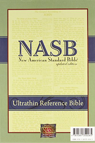 Ultrathin Reference Bible-NASB - Click to Buy