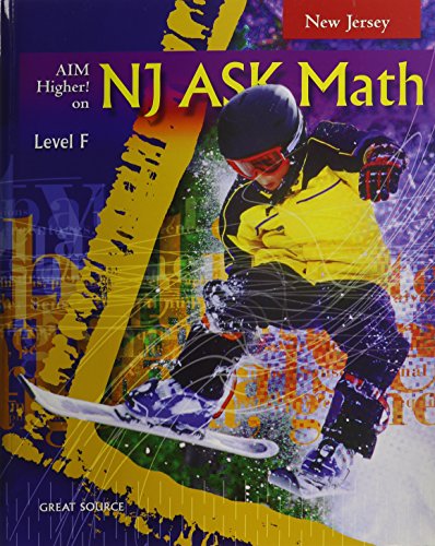 Great Source Aim New Jersey: Ask Math Student Edition Grade 6 (Aim-math) - Click to Buy