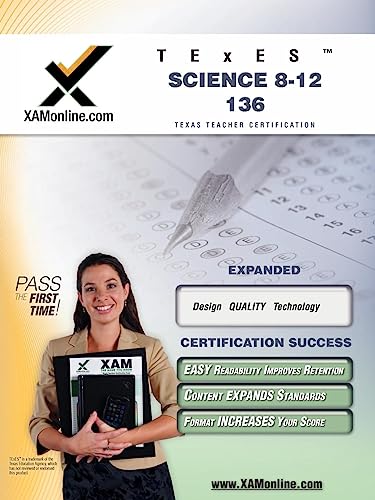 TExES Science 8-12 136 Teacher Certification Test Prep Study Guide - Click to Buy