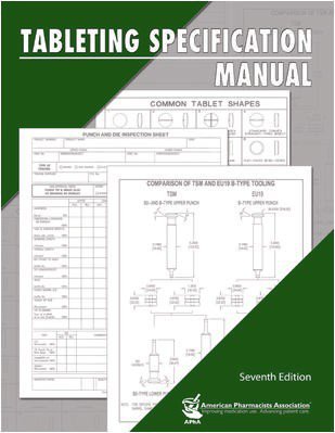 Tableting Specification Manual - Click to Buy
