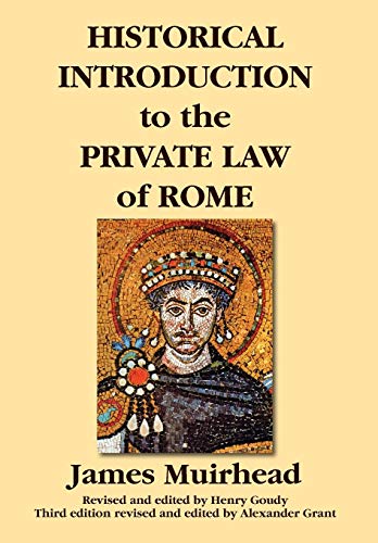 Historical Introduction to the Private Law of Rome - Click to Buy