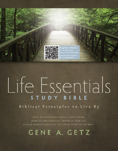 Life Essentials Study Bible (Brown/Green Duotone)
