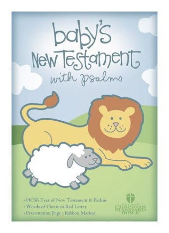 HCSB Baby's New Testament with Psalms, White Imitation Leather - Click to Buy
