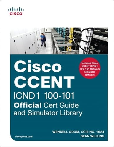 CCENT ICND1 100-101 Official Cert Guide and Simulator Library - Click to Buy