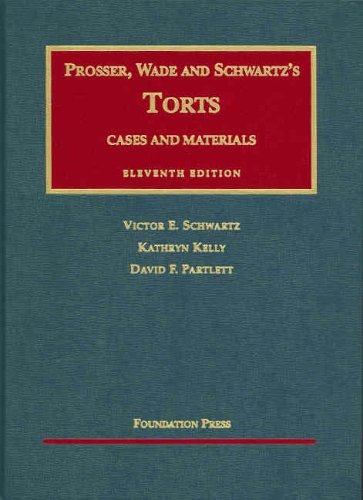 Cases and Materials on Torts - Click to Buy