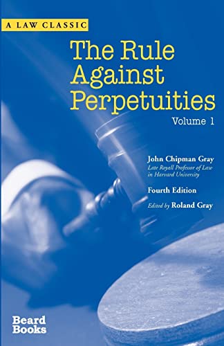 The Rule Against Perpetuities: v. 1 - Click to Buy