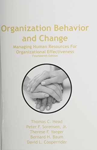 Organization Behavior and Change: Managing Human Resources for Organizational Effectiveness - Click to Buy