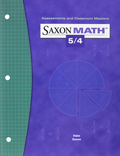 Assessments & Classroom Masters (Saxon Math 5/4) - Click to Buy