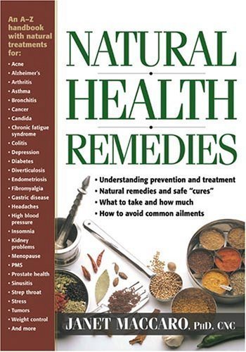 Natural Health Remedies: An A-Z handbook with natural treatments - Click to Buy