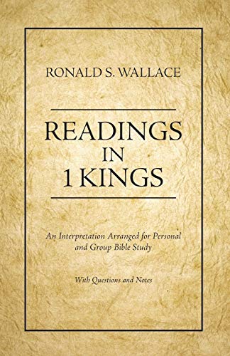 Readings in 1 Kings: - Click to Buy