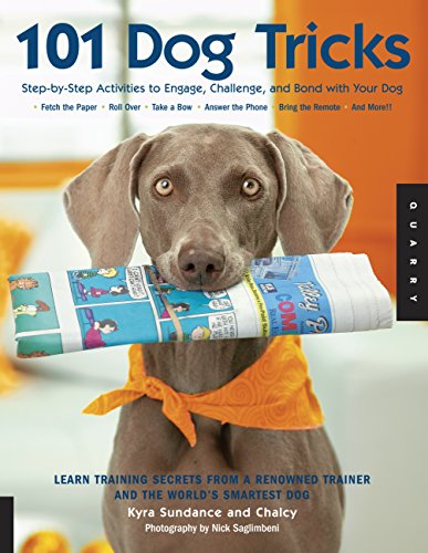101 Dog Tricks: Step by Step Activities to Engage, Challenge, and Bond with Your Dog (Volume 1) (Dog Tricks and Training, 1) - Click to Buy