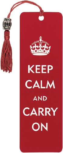 Keep Calm and Carry On Beaded Bookmark - Click to Buy