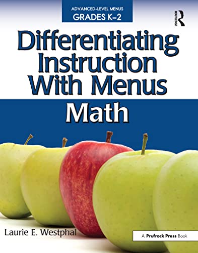 Differentiating Instruction With Menus: Math (Grades K-2) - Click to Buy