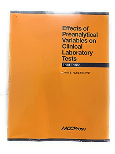 Effects of Preanalytical Variables on Clinical Laboratory Te - Click to Buy