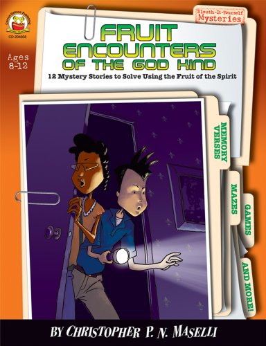 Fruit Encounters of the God Kind: Ages 8-12: 12 Mystery Stories to Solve Using the Fruit of the Spirit (Sleuth-it-yourself Mysteries Series) - Click to Buy