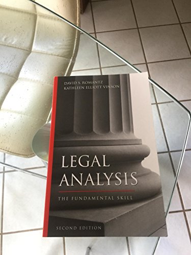 Legal Analysis: The Fundamental Skill - Click to Buy