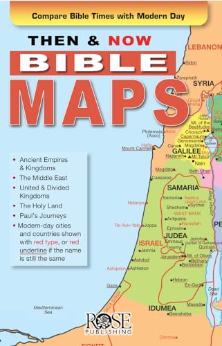 Then and Now Bible Maps - Fold out Pamphlet - Click to Buy