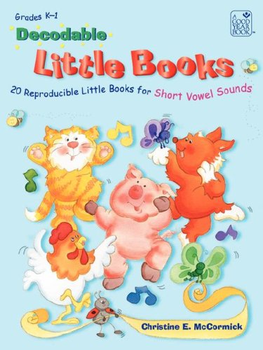 Decodable Little Books: 20 Reproducible Little Books for Short Vowel Sounds - Click to Buy