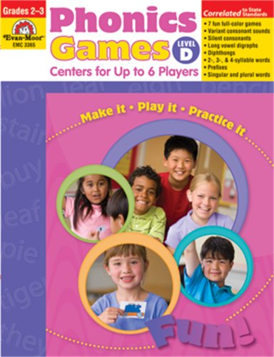 Phonics Games: Centers for Up to 6 Players, Level D - Click to Buy