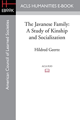 The Javanese Family: A Study of Kinship and Socialization - Click to Buy