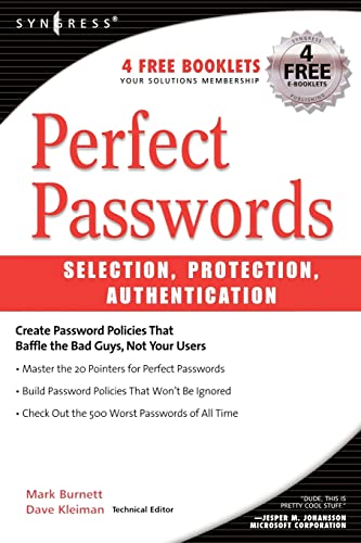 Perfect Password: Selection, Protection, Authentication - Click to Buy