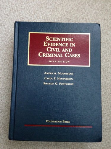 Scientific Evidence in Civil and Criminal Cases - Click to Buy
