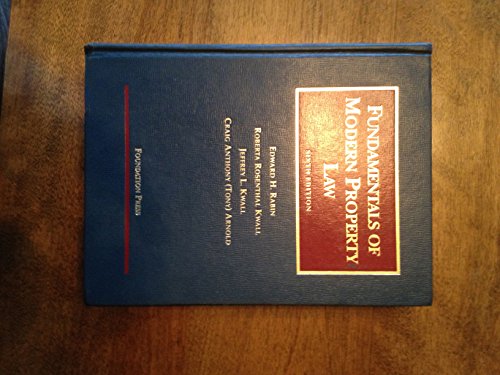 Fundamentals of Modern Property Law, 6th (University Casebook Series) - Click to Buy