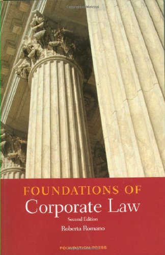Foundations of Corporate Law - Click to Buy