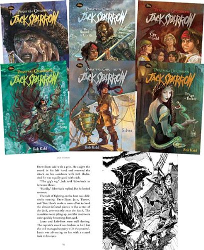 Pirates of the Caribbean, Jack Sparrow: The Coming Storm, the Siren Song, the Pirate Chase, the Sword of Cortes, the Age of Bronze, Silver, City of Gold, the Timekeeper - Click to Buy