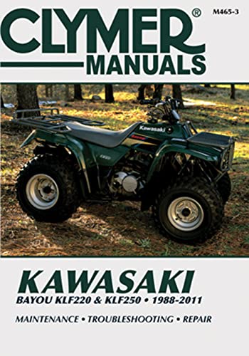 Kawasaki Bayou KLF220 & KLF250 1988-2010 (Clymer Motorcycle Repair) - Click to Buy