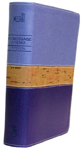 The Message//Remix, The Bible in Contemporary Language: Leather-Look Purple / Cork Edition - Click to Buy